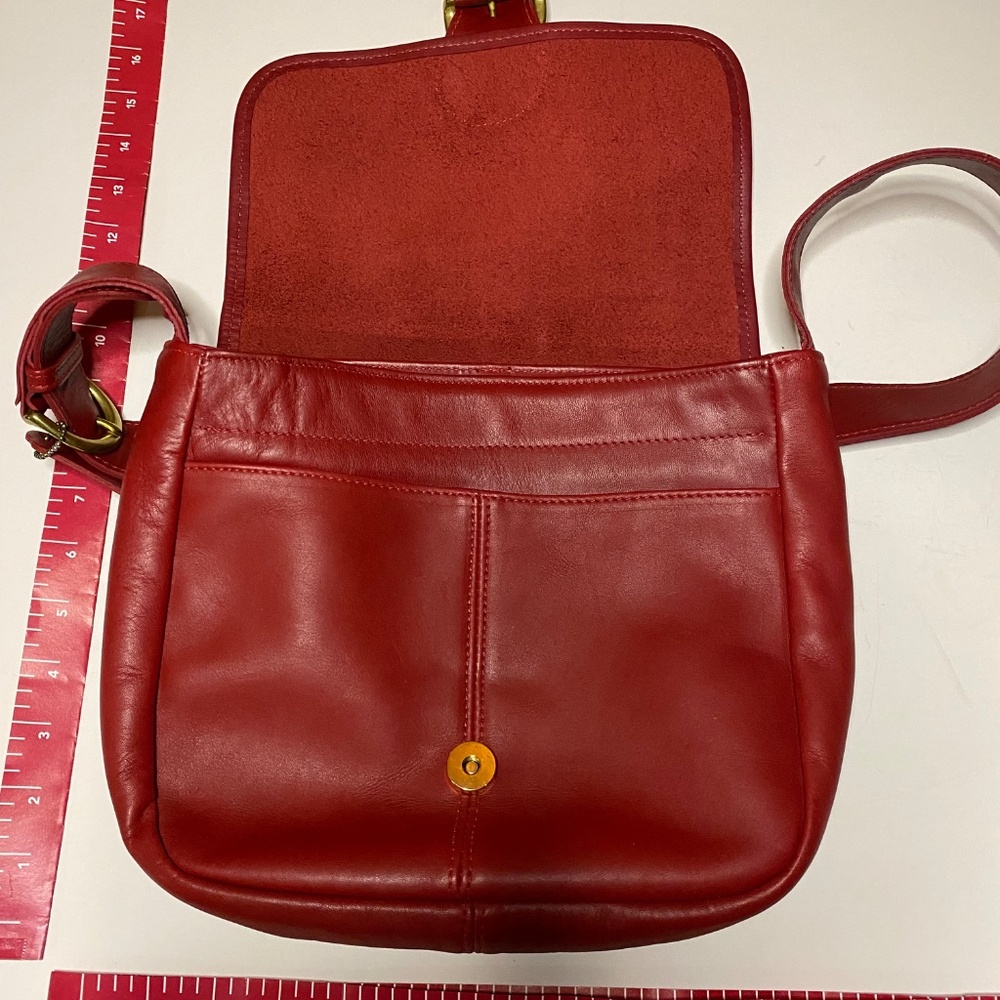 Coach Vintage Legacy Bedford Saddle Mail Flap Shoulder Bag - Picture 5 of 7